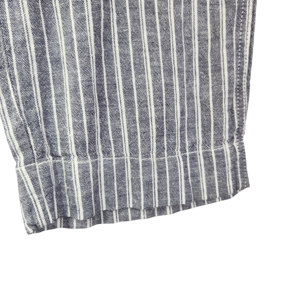 Briggs New York Blue Striped Linen Blend Pants Small - Picture 6 of 13